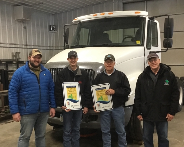 Mark Schoening and Adam Fronning Farms Now Water Quality Certified